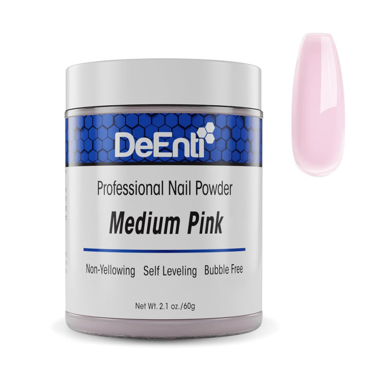 Acrylic Nail Powder, 2Oz Dark Pink Acrylic Powder Dip for Nails, Long Lasting Salon Quality, Bubble Free Professional Manicures, Fake Nails, Carving & Extensions