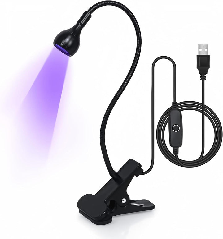 UV Nail Light Handheld UV Light for Nails 3W Portable Led Lamp with 2 Timer Settings 20/60S for Gel Polish Home DIY Salon Women(Pink)