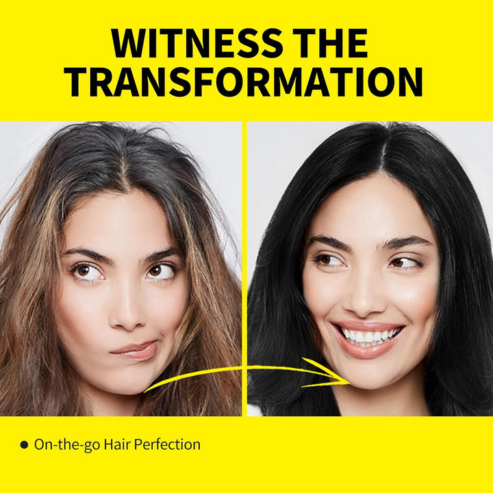 Hair Fiber Spray - Instant Hair Thickening Powder for Men & Women, Hair Building Fibers for Thinning Hair, Root Touch up Hair Color, Waterproof, Sweatproof, Natural Look,80Ml Black