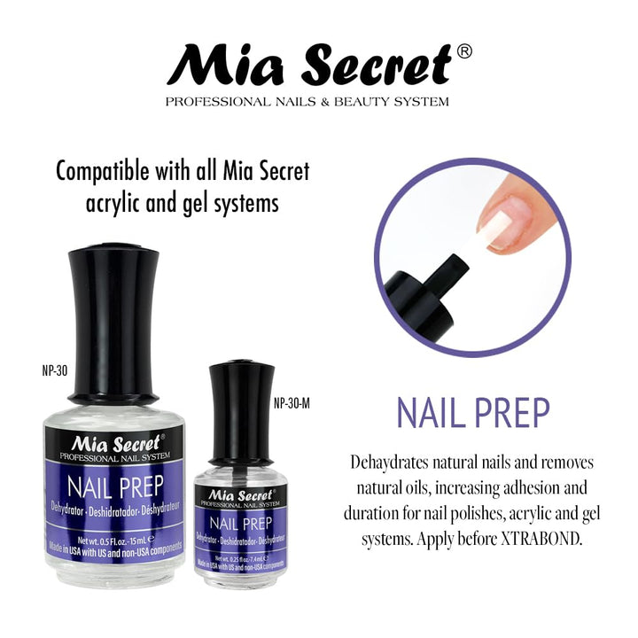 Nail Prep 0.5Oz (NP-30) & Xtrabond Primer 0.5 Oz (PR100)