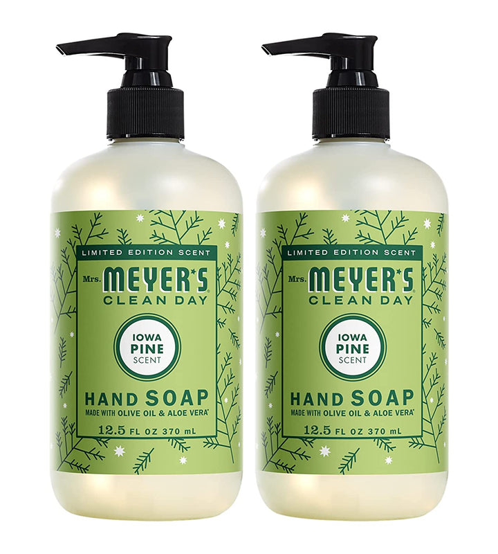 CLEAN DAY Hand Soap, Made with Essential Oils, Biodegradable Formula, Rain Water, 12.5 Fl. Oz - Pack of 3