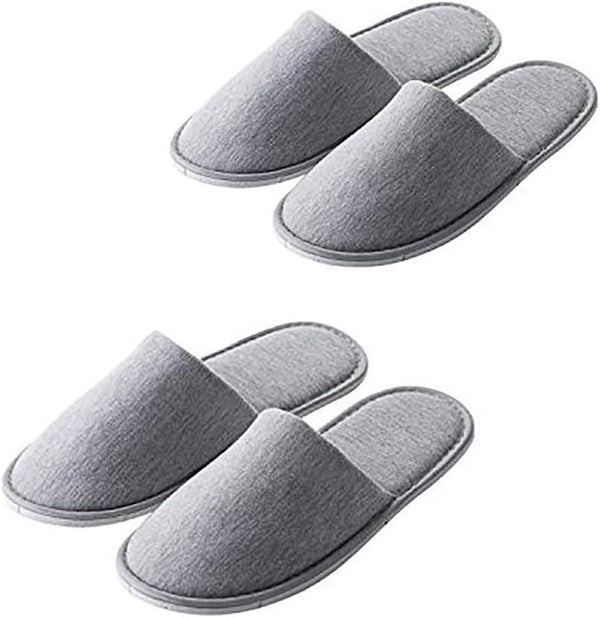 2 Pair Disposable Slippers, Travel Portable Guest Slippers, Anti-Skid Home Interior Hotel Special Shoes