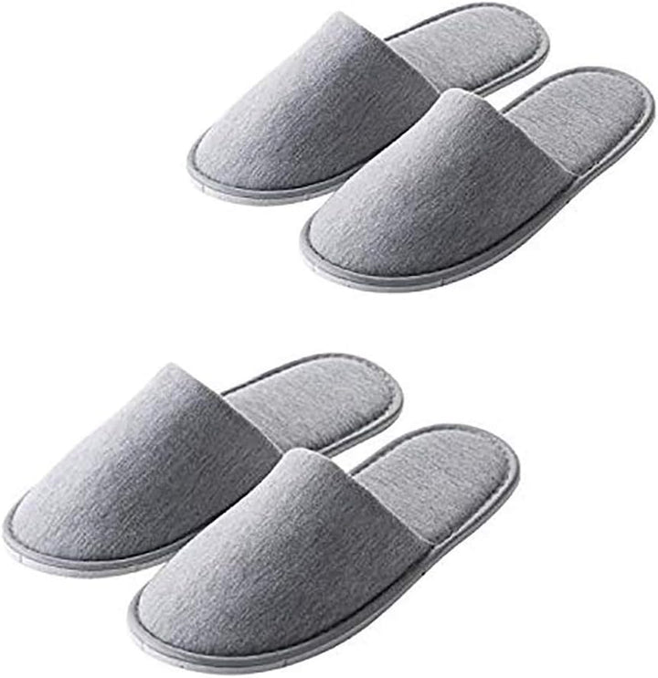 2 Pair Disposable Slippers, Travel Portable Guest Slippers, Anti-Skid Home Interior Hotel Special Shoes