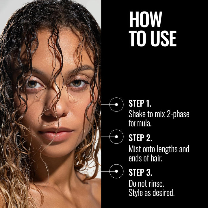 Intense Therapy Leave-In Conditioner Spray Treatment & Detangler | Instantly Detangles & Hydrates | Equalizes Hair Porosity | for All Hair Types | Strengthens & Softens Hair