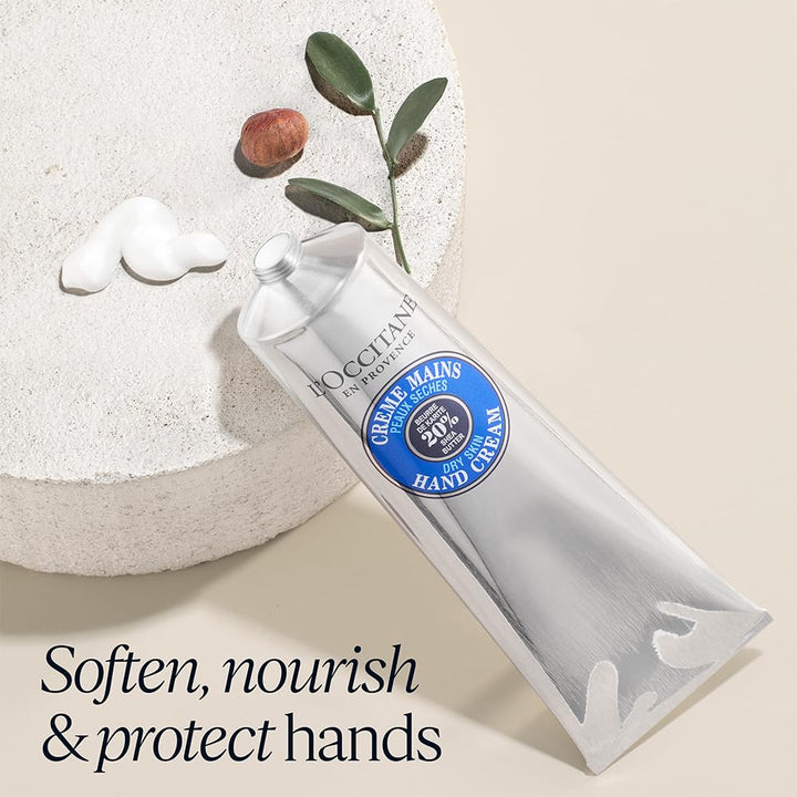 20% Organic Shea Butter Hand Cream, Nourishes & Protects Dry Hands, Fast-Absorbing, Non-Greasy, Leaves Skin Moisturized & Soft, Vegan