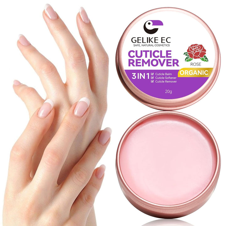 Cuticle Cream for Dry Damaged Cuticles Organic Nail Cuticle Remover for Dry, Rough Hands Cracked Rigid Skin - Professional for Salon Home Use