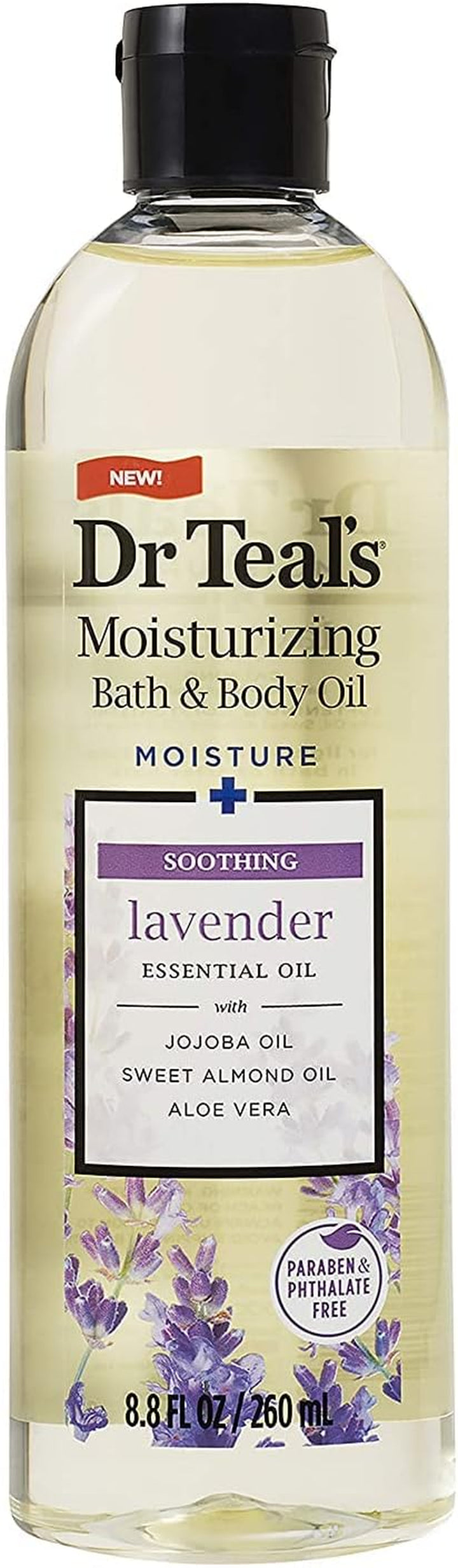 Bath & Body Oil Variety Gift Set (2 Pack, 8.8Oz Ea.) - Soothing Lavender & Rejuvenating Eucalyptus & Spearmint - Essential Oils Hydrate Skin & Alleviates Daily Stress