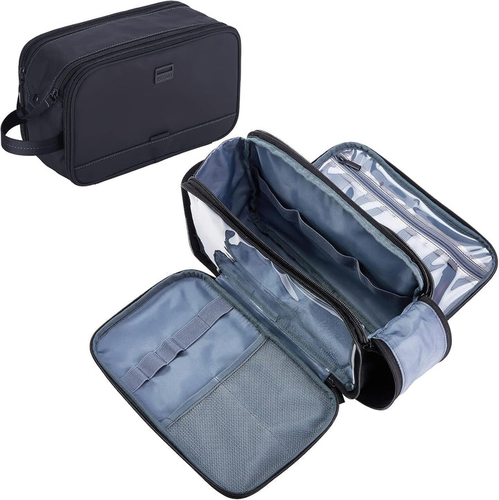 Toiletry Bag for Men, Water-Resistant and Leak-Proof Dopp Kit with Large Capacity for Toiletries