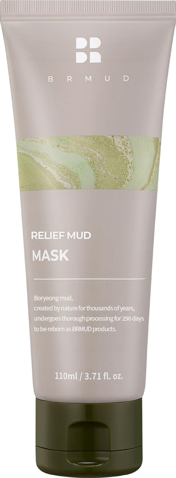 Relief Mud Mask | Cardi B Mud Mask - Body Mud Hydrating & Moisturizing Deep Pore Cleanser Face & Body Mask W/ 91.8% Nature-Derived Ingredients - K Beauty Body Mud (3.72 Fl Oz)