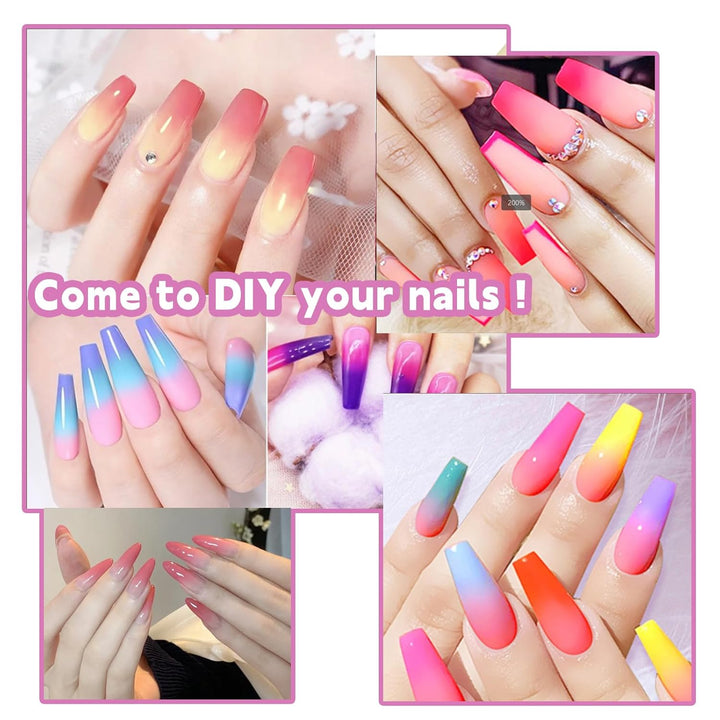 40 Colors Nail Pigment Powder for Nails, Professional Nail Pigment Powder Palette with Neon Shades for Gradient, Ombre & Bold Manicure, Nail Art Supplies for Home and Salon DIY