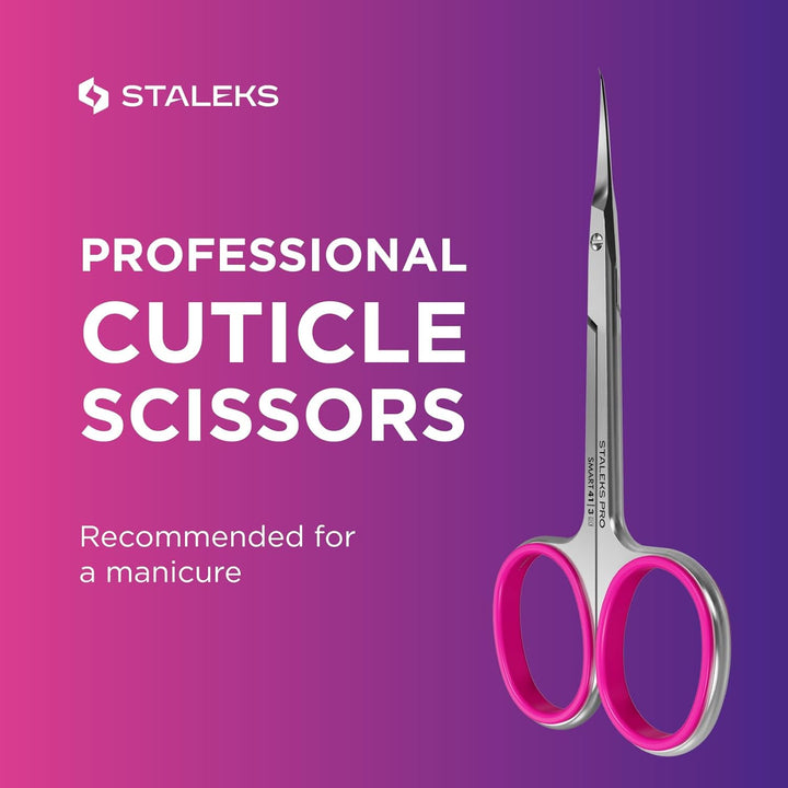 fessional Cuticle Scissors – Manicure Scissors, Stainless Steel, Extra Fine Curved Blades – Smart 41 Type 3 SS-41/3