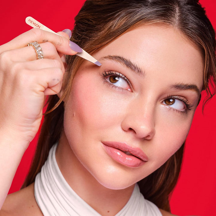 Designer Series Slant Tweezer, High Precision, Made with Long Lasting Stainless Steel, 1 Count