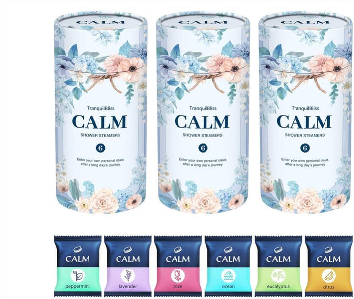 Shower Steamers 6 Count, Scented Shower Bombs with Organic & Natural Fragrance, Self-Care & Relaxation Birthday Gifts for Women Who Have Everything - Valentine'S Day Presents