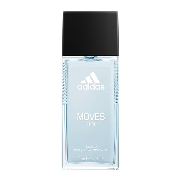 Moves Him Body Fragrance 2.5 Fl Oz (Pack of 1) , Notes of Green Apple, Cedarwood, Musk, Men'S Fragrance, Long Lasting, Sporty Fragrance, Travel Size