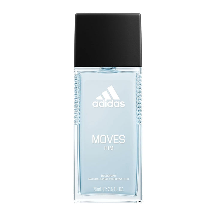 Moves Him Body Fragrance 2.5 Fl Oz (Pack of 1) , Notes of Green Apple, Cedarwood, Musk, Men'S Fragrance, Long Lasting, Sporty Fragrance, Travel Size