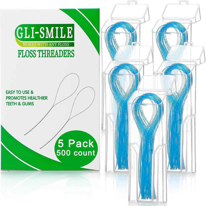 Floss Threaders, Orthodontic Threader, Ultraclean Access Tool for Maintaining Oral Health with Braces, Bridges, and Implants 250 Count