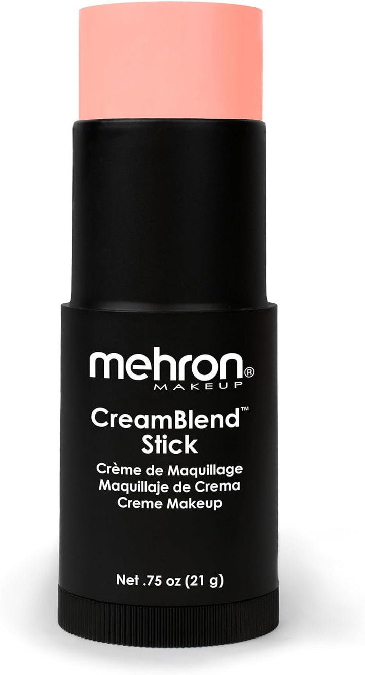 Makeup Creamblend Stick | Face Paint, Body Paint, & Foundation Cream Makeup | Perfect for Halloween .75 Oz (21 G) (White)