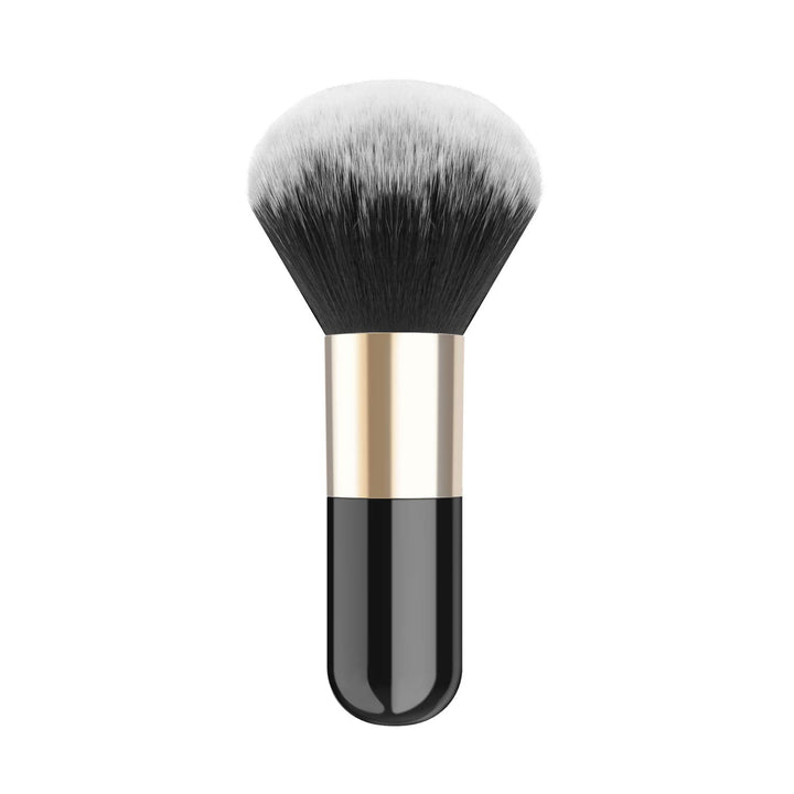 Fan Makeup Brush,  Professional Highlighting Make up Brush Blush Bronzer Cheekbones Brush, Single Large Soft & Dense Face Blush Powder Foundation Brushes Make up Tool, Black