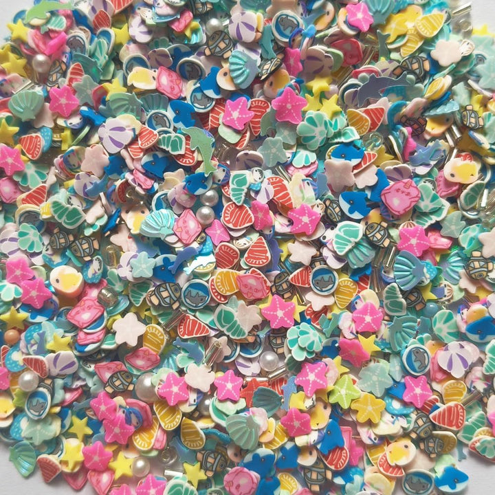 40G Mini Nail Art Fimo Slices Design Slime Charms Supplies Polymer Slices Clay Slices DIY Nail Art Slices (Vegetables)