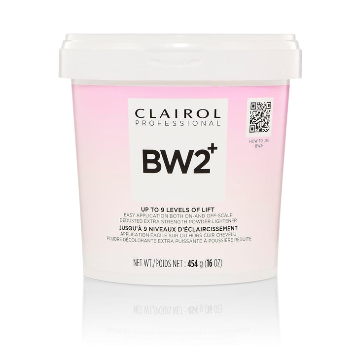 BW2+ Extra Strength Powder Lightener, up to 9 Levels of Lift for Hair Highlights & Lightening