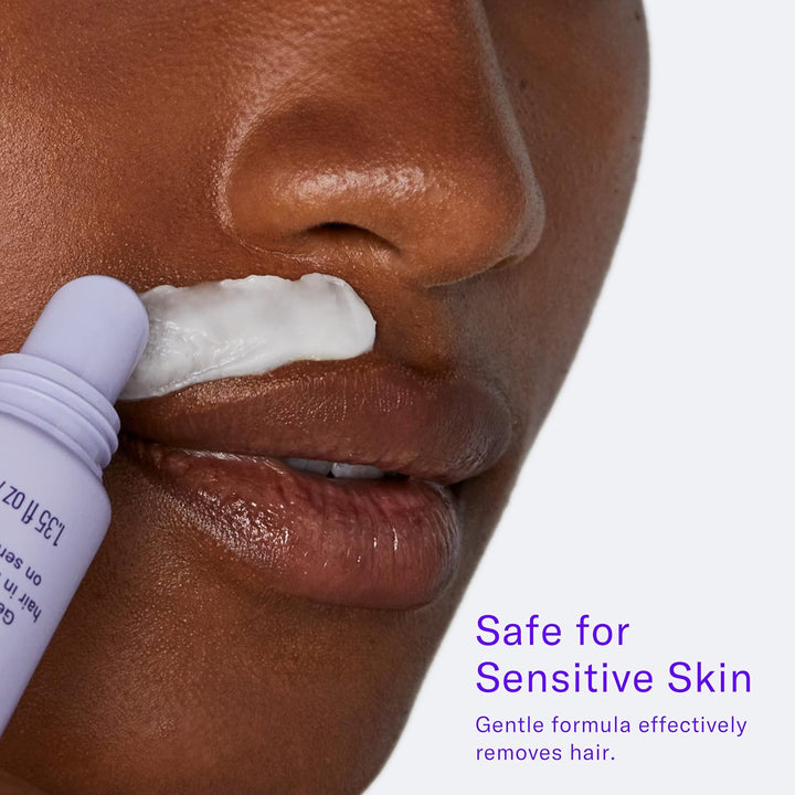 Women'S Facial Hair Removal Cream with Calming Serum - (2 Pack) 1.35 Fl Oz - Removes Hair from Chin, Upper Lip, and Sideburns