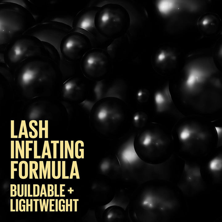 the Colossal Bubble Washable Mascara, Buildable Mascara Volume and Length Formula for Bold, Separated Lashes, Blackest Black, 1 Count