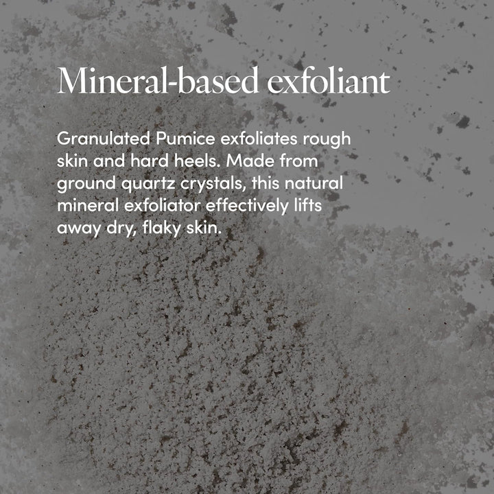 Foot Scrub with Pumice Stone - Gentle Exfoliating Foaming Foot Scrub for Skin - Cracked Heel Repair for Smooth, Soft Feet - Pedicure Foot Spa | 4 Oz