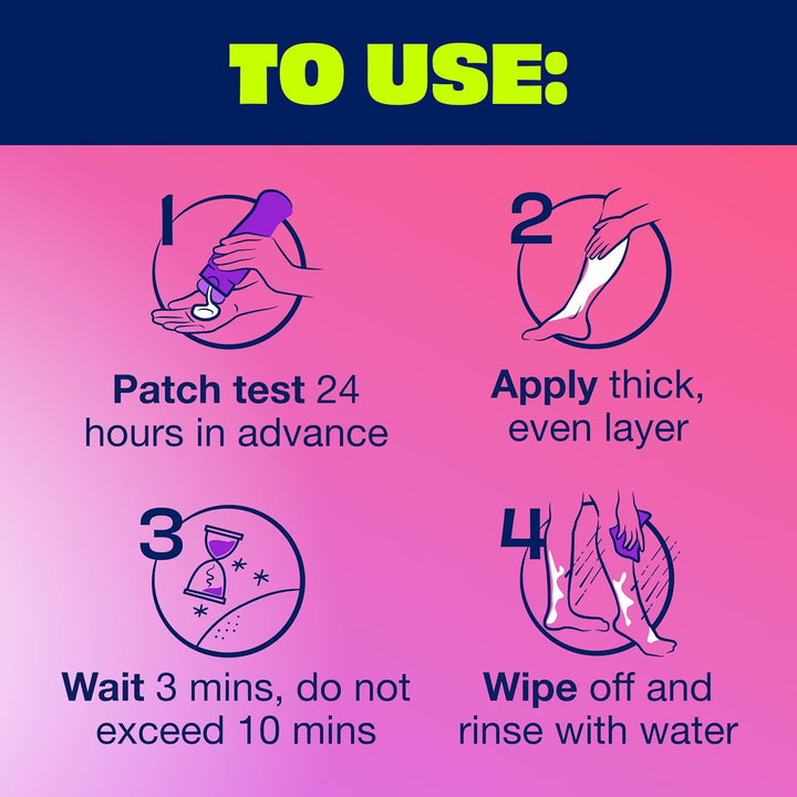 Body Cream Hair Remover, Soothing Aloe and Water Lily, Dermatologist Tested Body Hair Removal Cream, with Evolved Ingredients, 12 Oz