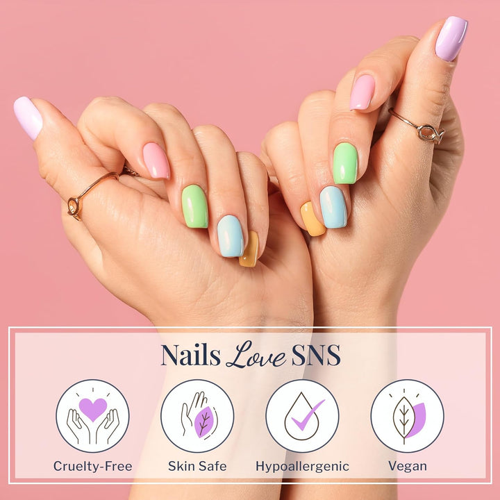 SNS Nail Polish Dip Activator - Gel Base Dip Powder Activator Hardens Nail Polish Top Layers - Seals & Protects Dip Powder Manicure for a Long-Lasting & Fast-Drying Durable Finish, 0.34 Oz