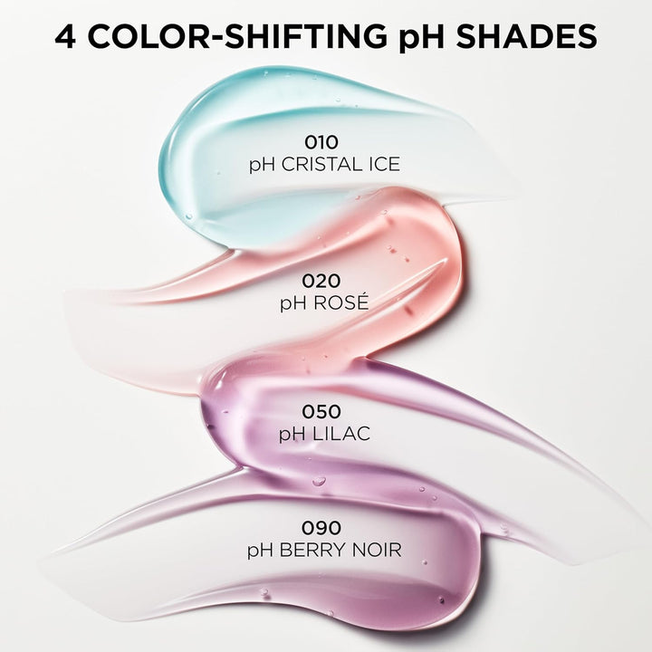 Plump Ambition Ph Hyaluron Lip Oil, Color Shifting Lip Tint with 24HR Hydration, Volumizing Shine and Lasting Color, 050 Ph Lilac