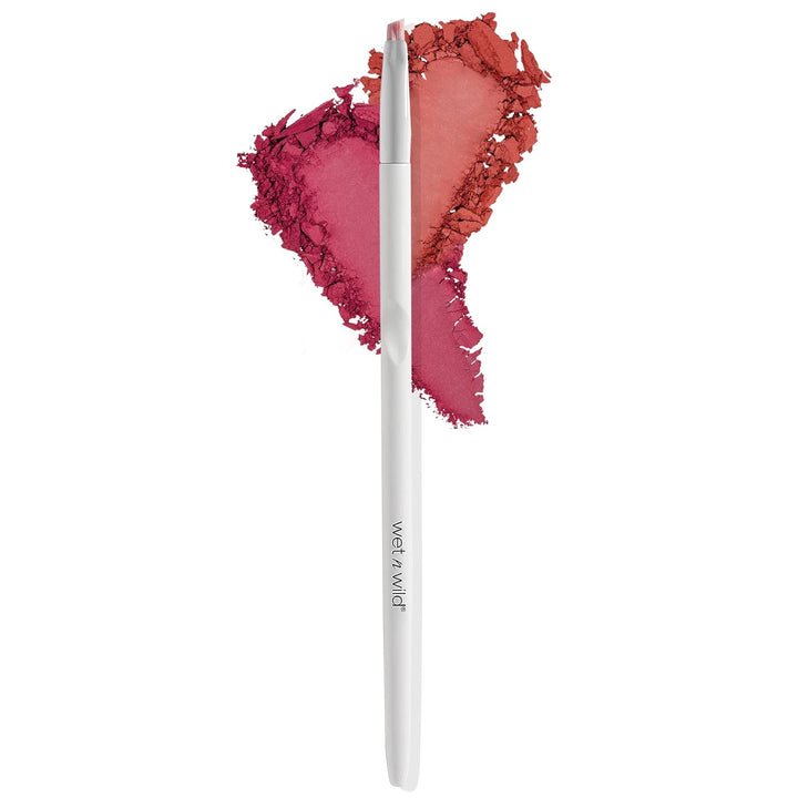 Eyebrow and Liner Brush, Dual-Ended Angled Bristles with Ergonomic Handle for Comfortable Precision Control