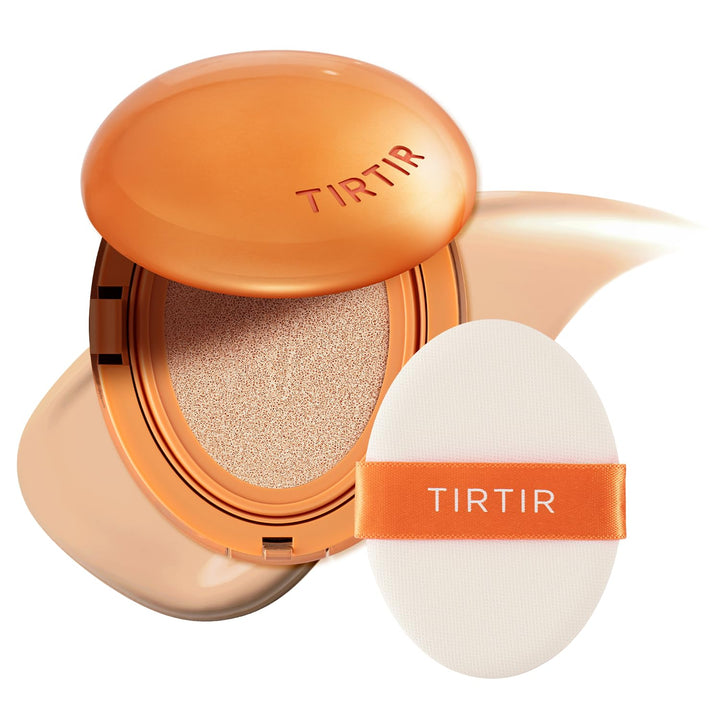 Mask Fit Ai Filter Cushion Foundation | Ai-Like Semi-Matte Finish - up to 72-Hour Medium to Full Coverage Korean BB Cushion Make up Beauty, #23N Sand, 0.63 Fl Oz
