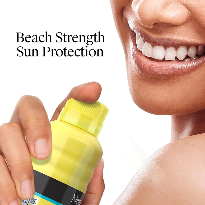 Beach Defense Sunscreen Spray SPF 70 - Broad Spectrum Sun Protection for Face & Body, Water-Resistant Sunscreen Formula, Lightweight & Fast-Absorbing, 6.5 Fl. Oz. (184 Ml)
