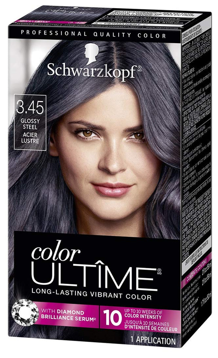 Color Ultime Hair Color, 1.4 Sapphire Black, 1 Application - Permanent Black Hair Dye for Vivid Color Intensity and Fade-Resistant Shine up to 10 Weeks