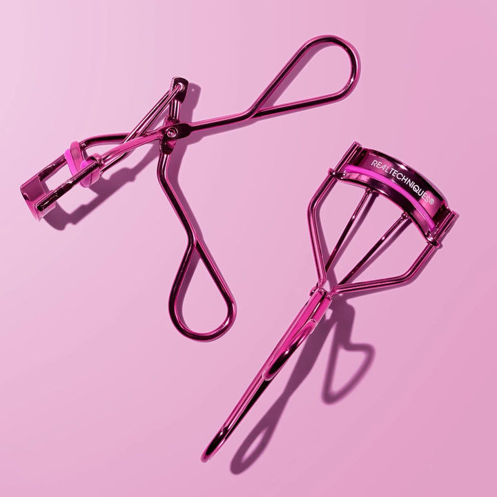 Miracle Eyelash Curler, Gentle Lash Tool for Lifted Lashes, Use with Mascara for Extra Volume, Travel-Size Lash Curler, Comfort Grip & Pinch-Free Design, Pink, Cruelty-Free, 1 Count