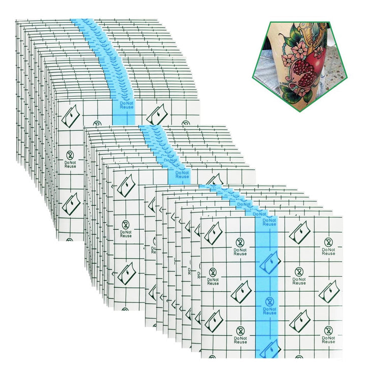 Tattoo Aftercare Bandage Roll 6" X 2 Yard - Waterproof Transparent Film for Tattoo Initial Healing and Skin Repair Adhesive Tattoo Supply Wrap