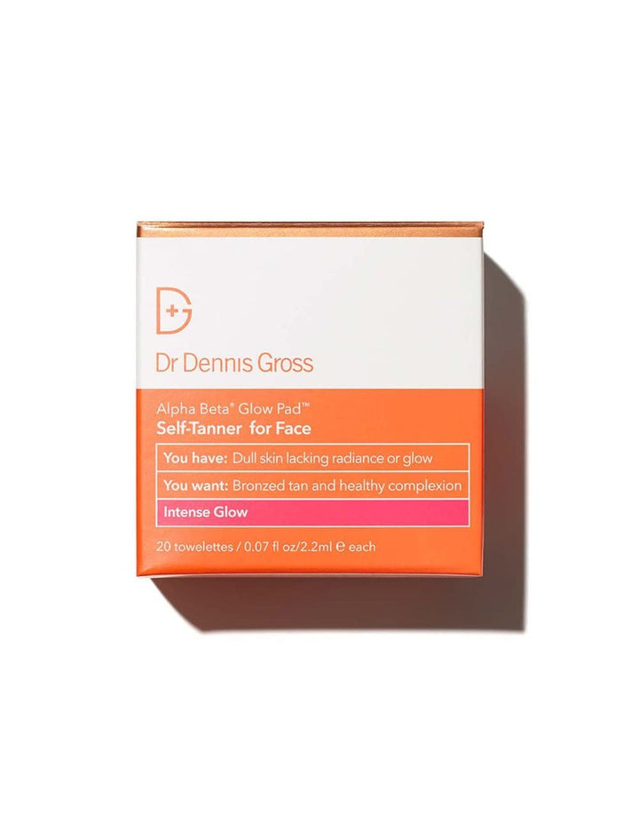 Alpha Beta Glow Pad Self Tanner, Intense Glow for Face: for Dull Skin Lacking Radiance & Glow, (20 Towelettes)