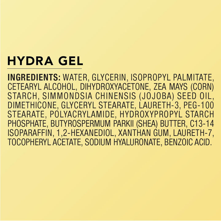 Natural Glow Hydra Gel Moisturizer, Hyaluronic Acid Tanning Lotion, Hydrating Tanning Gel, Fragrance-Free Self Tanner, Fair to Medium Skin Tones, 8.3 Fl Oz