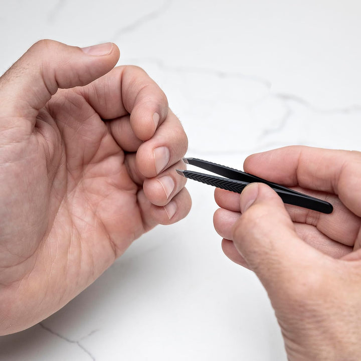 ® Shears 3.0, 5-Piece Precision Men’S Nail Grooming Travel Kit, Stainless Steel Manicure Set with Fingernail & Toenail Clippers, Nail File, Slant Tip Tweezers, Cuticle Scissors, Travel Case