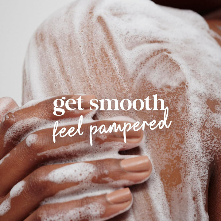 Body Wash with Pump Pamper Shea Butter & Vanilla for 24Hr Lotion-Soft Skin Moisturizing Skin Cleanser with No Sulfates No Parabens 30.6 Oz