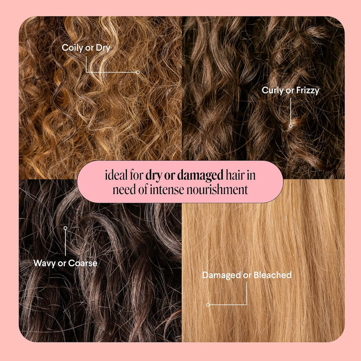 Repair Shampoo and Conditioner Set (12 Oz) for Dry to Damaged Hair Made with Keratin, Coconut Oil, Shea Butter, and Vitamin E