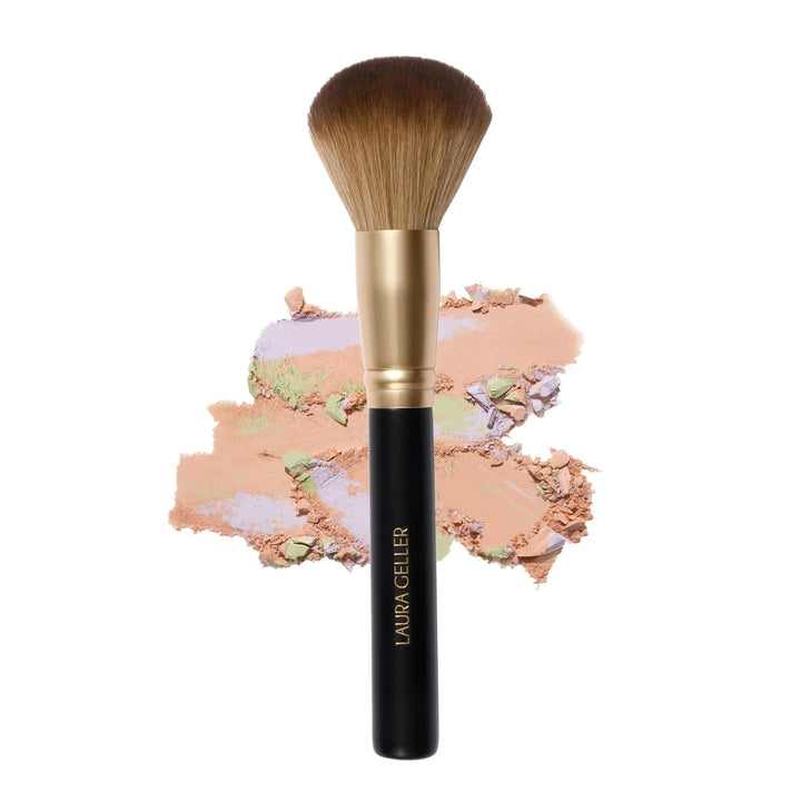 Dual-Ended Eyeshadow Brush - Domed Shader & Blending Brush for Baked and Pressed Eyeshadow Application - All over Eye Makeup Brush