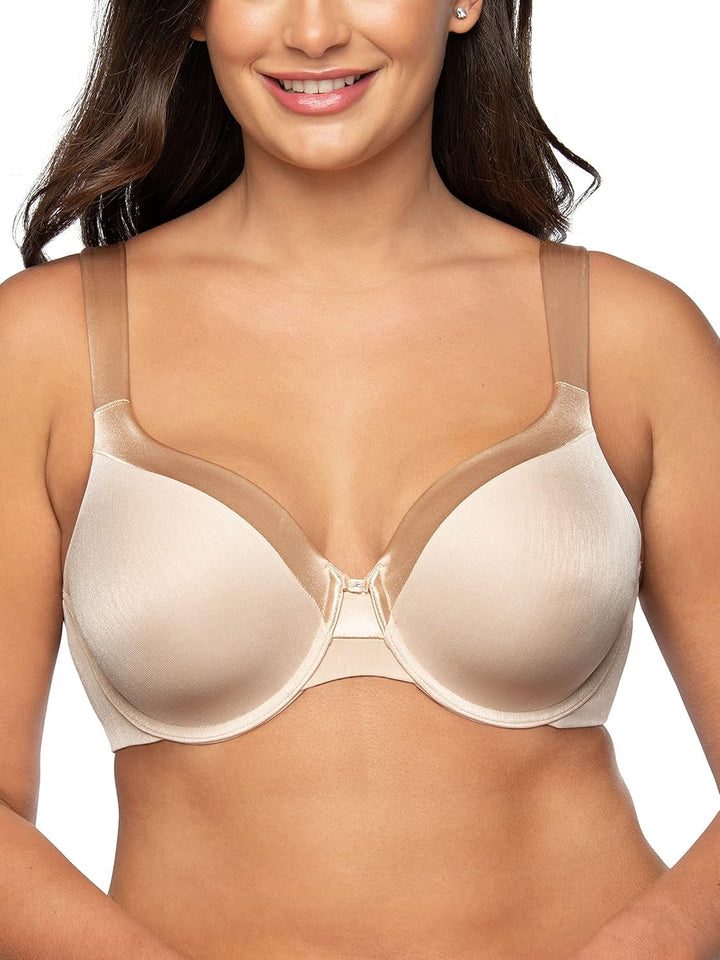 Women'S Illumination Full Figure Zoned-In Support Bra, Lightly Lined Cups up to DD