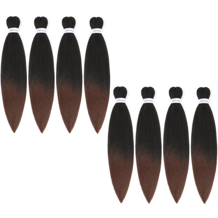 Purple Braiding Hair Pre Stretched Long Braid 30 Inch 2 Packs Professional Braiding Hair Extensions Synthetic Crochet Twist Braids (30 Inch, Purple)