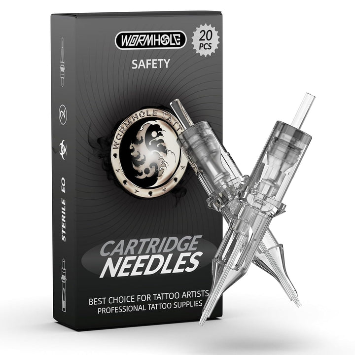 Cartridge Needles 50Pcs Assorted Tattoo Needle Cartridges round Liner Mixed 3RL 5RL 7RL 9RL 11RL (50Pcs #12 Standard RL)