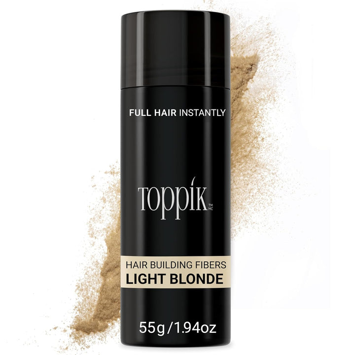 Toppik Hair Building Fibers, Fill in Fine or Thinning Hair Instantly Thicker, Fuller Looking Hair 9 Shades,4 Size Options