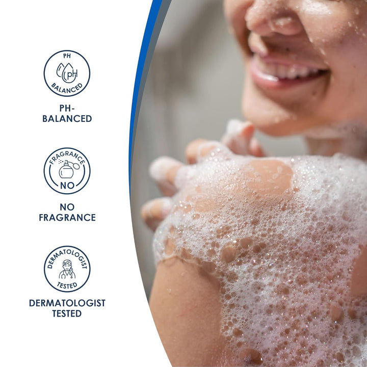 Gentle Body Wash, 12 Fl Oz, Formulated without Common Irritants for Sensitive Skin, Gentle Cleanse and Moisture, Removes Dirt & Oils, Non-Drying, Ph-Balanced Shower Gel