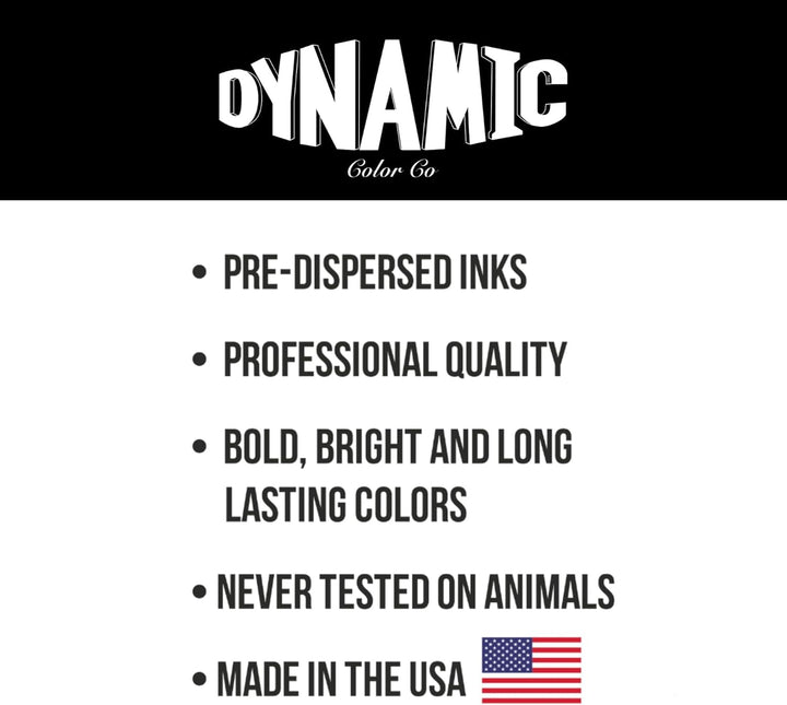 . - Black Tattoo Ink, Long Lasting Vivid Color, Sterilized, Made in USA, since 1990 (1 Oz Bottle)