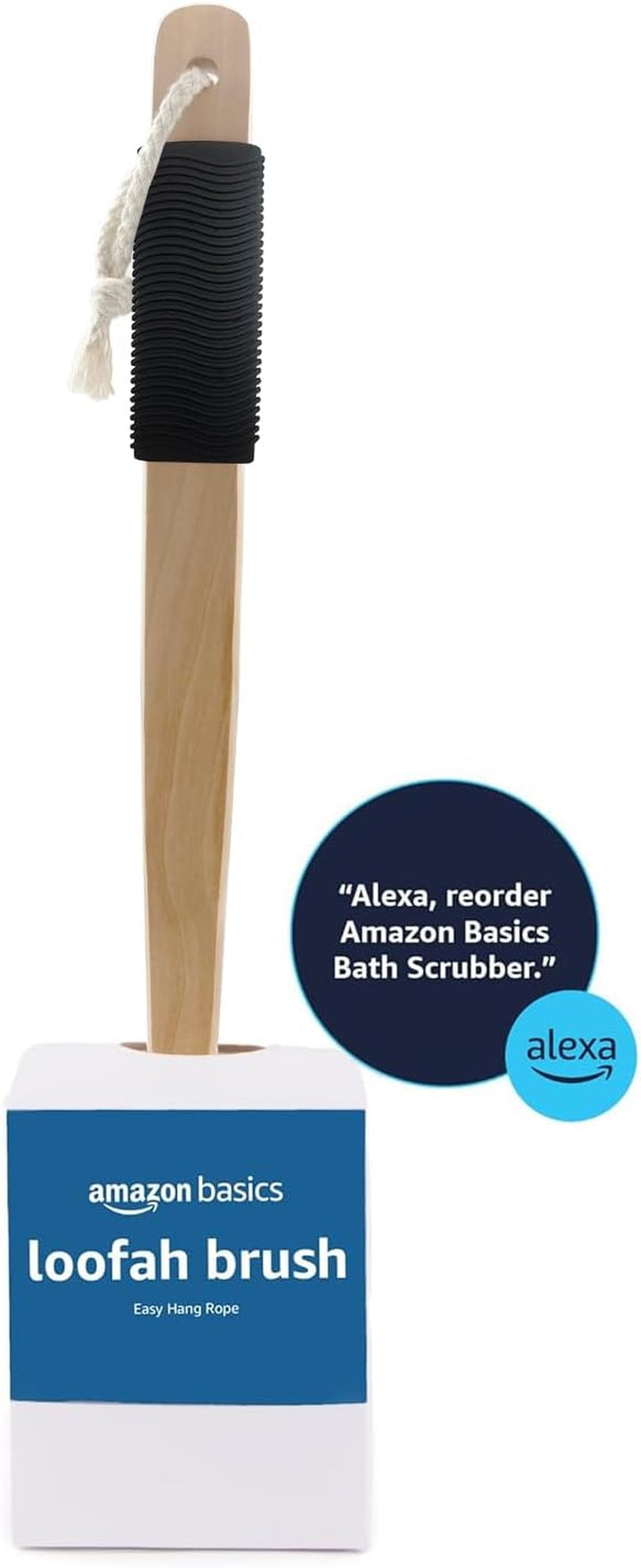 Loofah Brush, Shower Brush with Handle