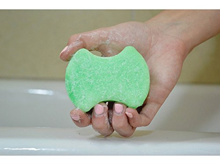 Spongables Pedi Scrub Foot Exfoliating 20+ Wash Sponge, Citron Eucalyptus, 3 Count